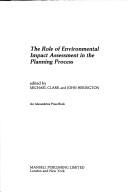 Cover of The Role of Environmental Impact Assessment