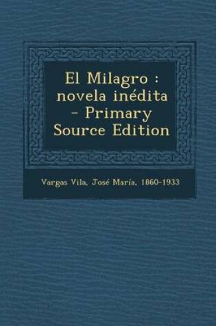 Cover of El Milagro