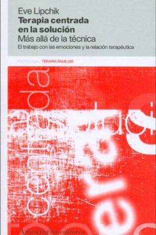 Cover of Terapia Centrada En La Solucion