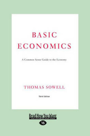 Cover of Basic Economics 3rd Ed