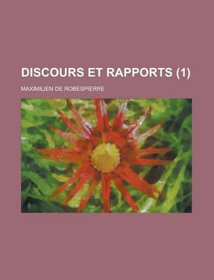 Book cover for Discours Et Rapports (1)