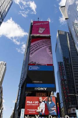 Book cover for New York Times Square in New York NYC