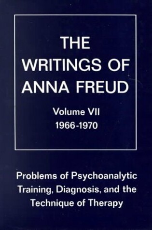 Cover of Problems in Psychoanalytic Training Diagnosis & the Technique of Therapy