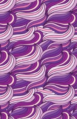 Cover of Journal Notebook Abstract Waves Purples