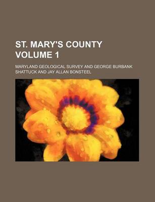 Book cover for St. Mary's County Volume 1