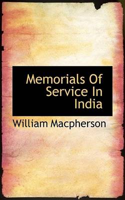 Book cover for Memorials of Service in India