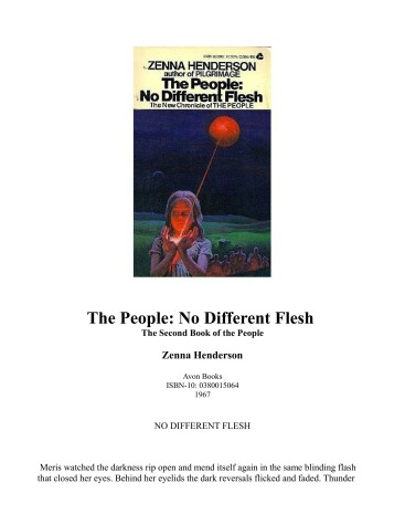 Book cover for People No Different Flesh