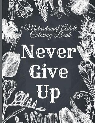 Book cover for Motivational Adult Coloring Book