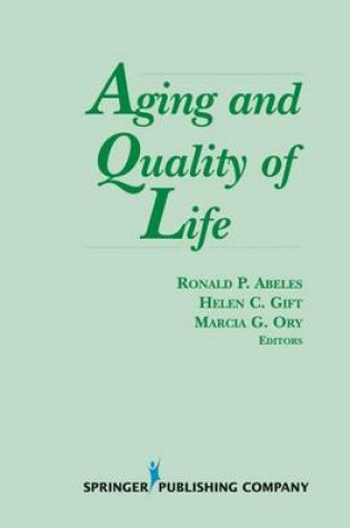 Cover of Aging and Quality of Life