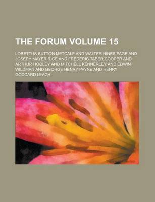 Book cover for The Forum Volume 15