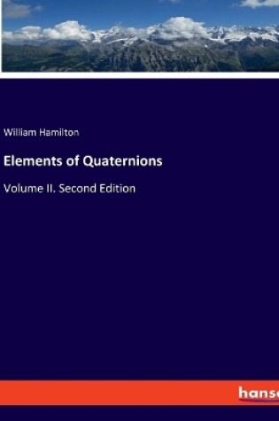 Cover of Elements of Quaternions