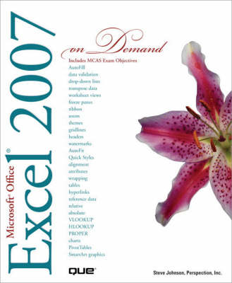 Book cover for Microsoft Office Excel 2007 On Demand