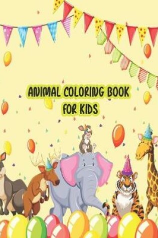 Cover of Animal coloring book for kids