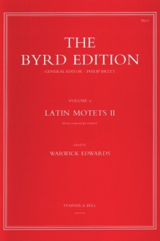 Cover of Latin Motets II