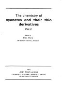 Book cover for The Patai Chemistry of Cyanates and Their Thio Derivatives