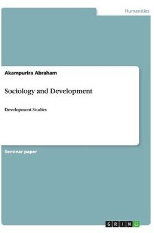 Cover of Sociology and Development