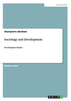 Book cover for Sociology and Development