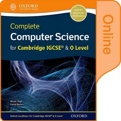 Book cover for Complete Computer Science for Cambridge IGCSE® & O Level Online Student Book