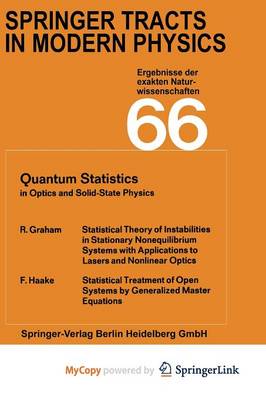 Book cover for Springer Tracts in Modern Physics