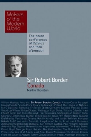 Cover of Sir Robert Borden: Canada