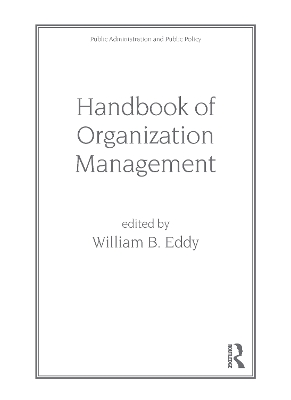 Cover of Handbook of Organization Management