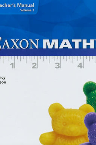 Cover of Saxon Math K, Volume 1