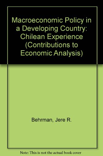 Book cover for Macroeconomic Policy in a Developing Country