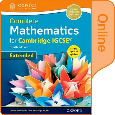 Book cover for Complete Mathematics for Cambridge IGCSE® Online Book (Extended)