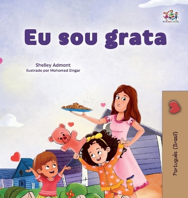 Book cover for I am Thankful (Portuguese Brazilian Book for Kids)