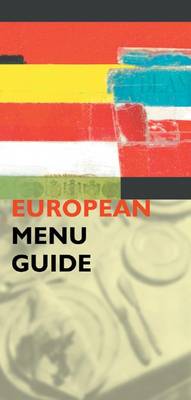 Book cover for The European Menu Guide