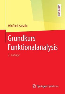 Book cover for Grundkurs Funktionalanalysis