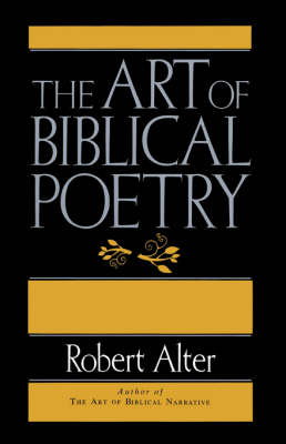Book cover for The Art of Biblical Poetry