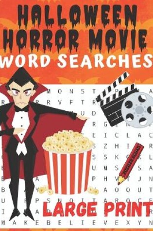 Cover of Halloween Horror Movie Word Searches