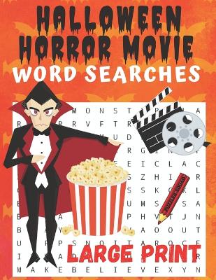 Book cover for Halloween Horror Movie Word Searches