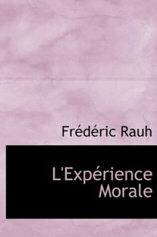 Cover of L'Expacrience Morale