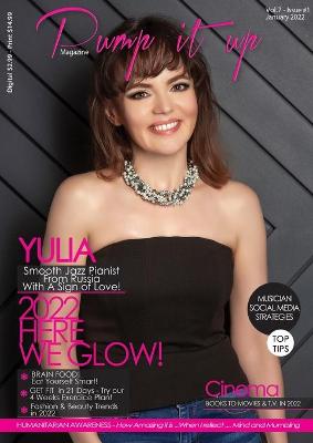 Cover of Pump it up Magazine - Yulia Smooth Jazz Pianist From Russia With A Sign Of Love