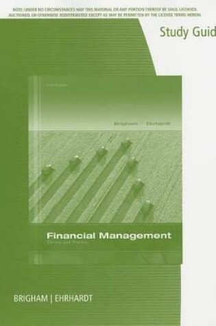 Cover of Study Guide for Brigham/Ehrhardt's Financial Management: Theory &  Practice, 14th