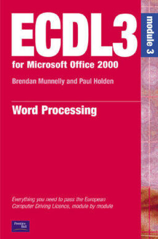 Cover of Ecdl3 for Microsoft Office 2000