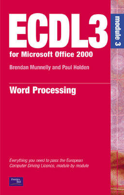 Book cover for Ecdl3 for Microsoft Office 2000