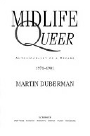 Cover of Midlife Queer