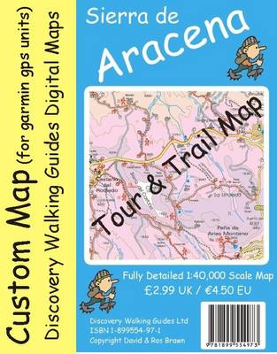 Book cover for Sierra De Aracena Tour & Trail Custom Map