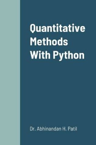 Cover of Quantitative Methods With Python