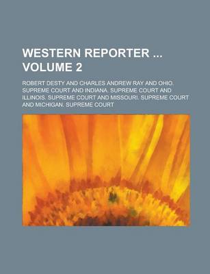 Book cover for Western Reporter Volume 2