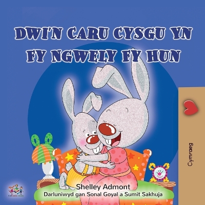 Cover of I Love to Sleep in My Own Bed (Welsh Children's Book)