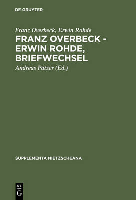 Cover of Franz Overbeck - Erwin Rohde, Briefwechsel