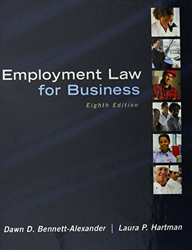 Book cover for Employment Law for Business with Connect