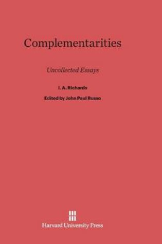 Cover of Complementarities