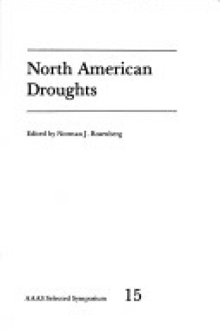 Cover of North American Droughts