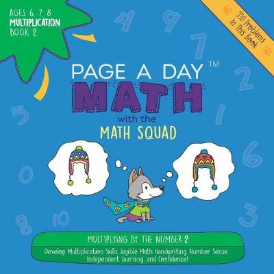 Book cover for Page a Day Math Multiplication Book 2