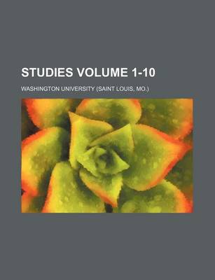 Book cover for Studies Volume 1-10